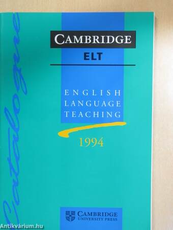 Cambridge ELT - English Language Teaching Catalogue 1994