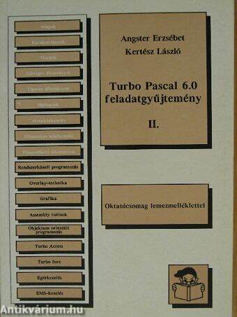 Turbo Pascal 6.0 feladatgyűjtemény II. - lemezzel