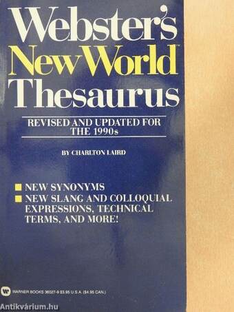 Webster's New World Thesaurus