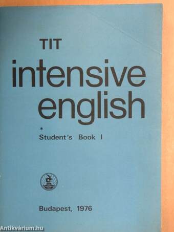 TIT intensive English - Student's Book I.