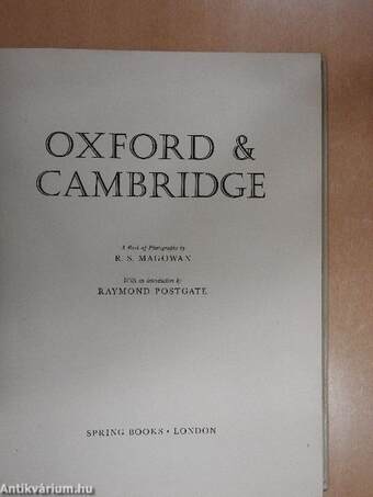 Oxford & Cambridge