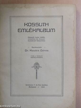 Kossuth emlékalbum (rossz állapotú)