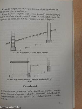 Földmunkák, alapozás, vízszigetelés