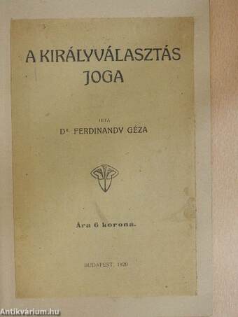 A királyválasztás joga