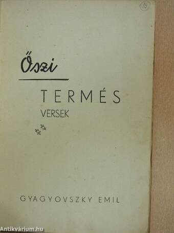 Őszi termés