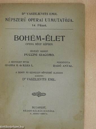 Bohém-Élet