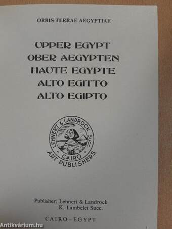 Upper Egypt/Ober Aegypten/Haute Egypte/Alto Egitto/Alto Egipto