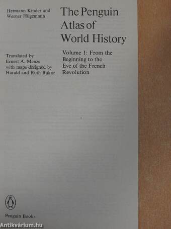 The Penguin Atlas of World History I-II.