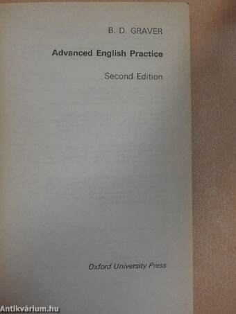 Advanced english practice