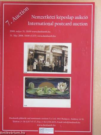 7. Nemzetközi képeslap aukció 2008. május 31.