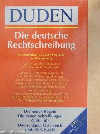 Duden - Rechtschreibung der deutschen Sprache