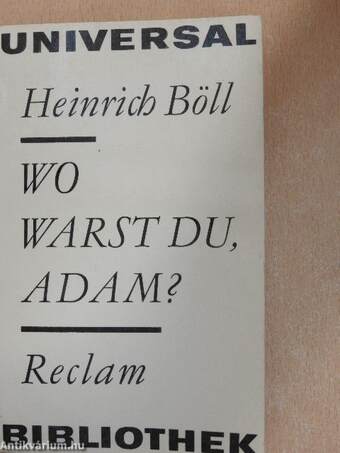 Wo Warst du, Adam?