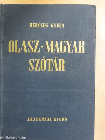 Olasz-magyar szótár