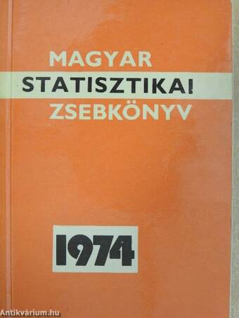 Magyar statisztikai zsebkönyv 1974.