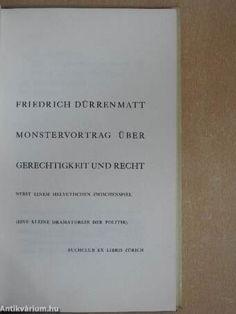 Monstervortrag über Gerechtigkeit und Recht 