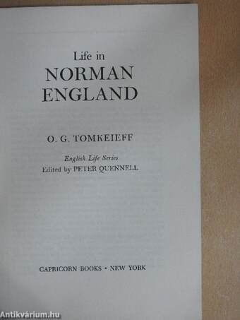 Life in Norman England