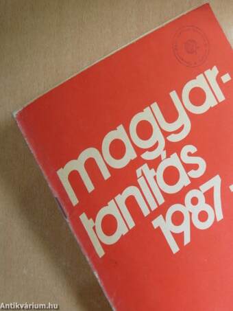 Magyartanítás 1987/4