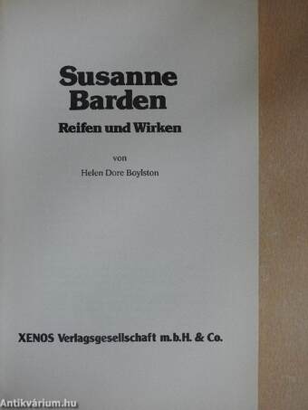 Susanne Barden Reifen und Wirken