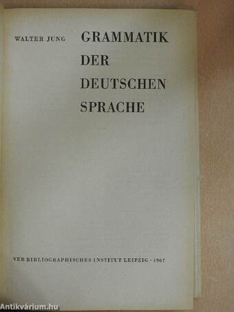 Grammatik der deutschen Sprache