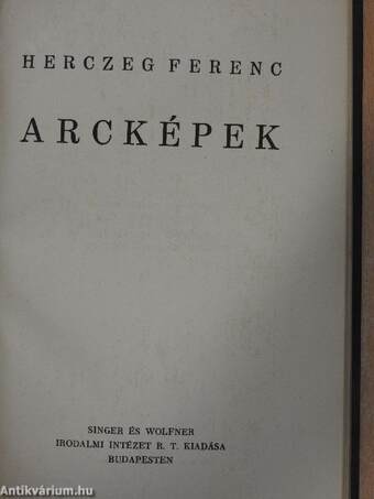 Arcképek