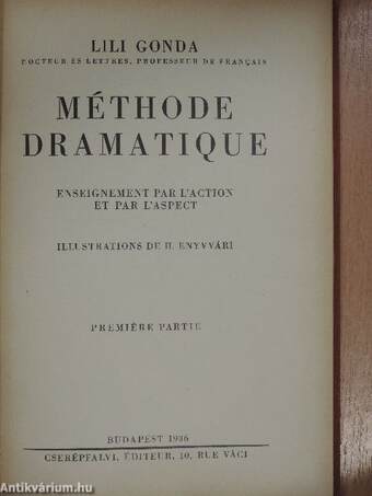 Méthode Dramatique I.