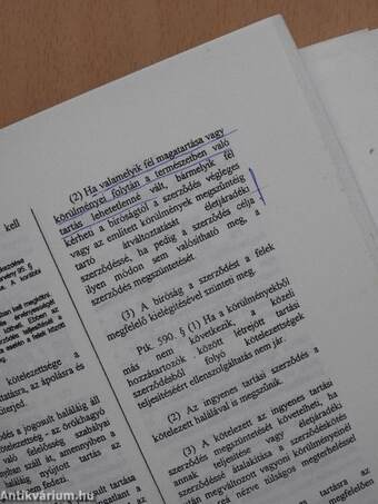 A Magyar Köztársaság Polgári Törvénykönyvéről szóló 1959. évi IV. törvény az időközi módosításokkal egységes szerkezetben