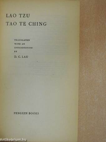 Tao Te Ching