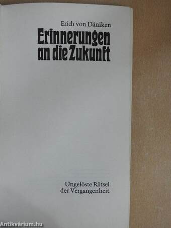 Erinnerungen an die Zukunft