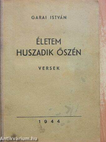 Életem huszadik őszén