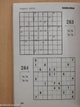 Az eredeti Sudoku könyv 2017. nyár