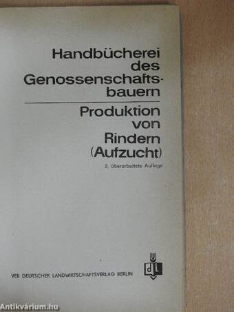 Produktion von Rindern