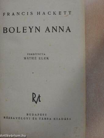 Boleyn Anna