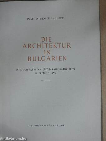 Die Architektur in Bulgarien