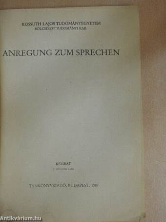 Anregung zum Sprechen