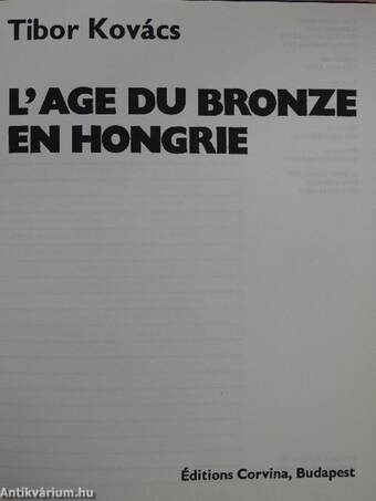 L'age du bronze en Hongrie