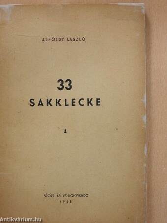 33 sakklecke 