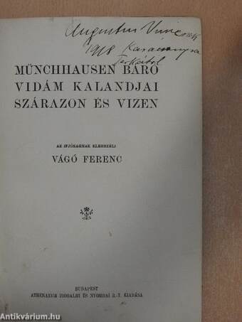 Münchhausen báró vidám kalandjai szárazon és vizen