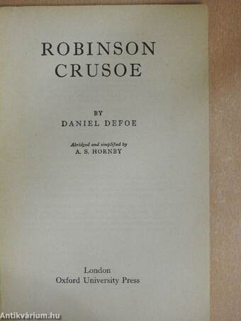 Robinson Crusoe