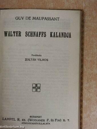 Walter Schnaffs kalandja