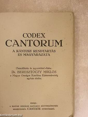 Codex cantorum