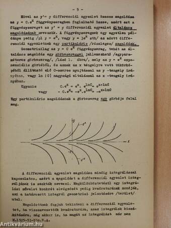 Matematika jegyzet és módszertani útmutató