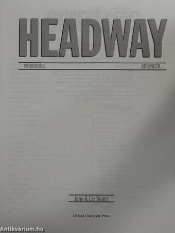 Headway - Advanced - Workbook