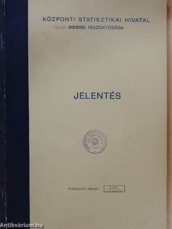 Jelentés 1958/II.