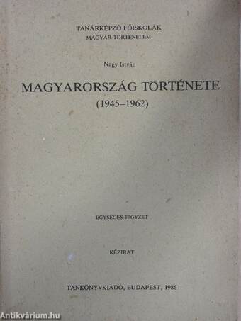 Magyarország története 1945-1962