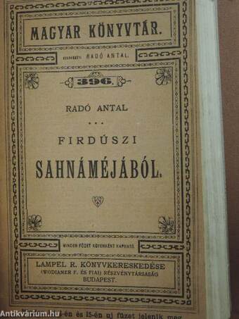 A tévedés/Egy vén diák elbeszéléseiből/Pjetuskov/Orosz elbeszélők tára II./Orosz elbeszélők tára III./A diadalmas szerelem dala/Huszonhat és egy/Firdúszi Sahnáméjából