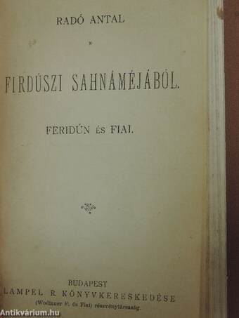 A tévedés/Egy vén diák elbeszéléseiből/Pjetuskov/Orosz elbeszélők tára II./Orosz elbeszélők tára III./A diadalmas szerelem dala/Huszonhat és egy/Firdúszi Sahnáméjából