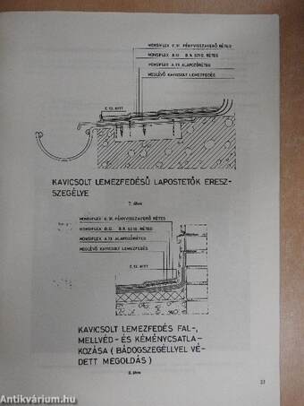 Lakóépületek tetőszigetelésének felújítása Monsiflex anyagok alkalmazásával