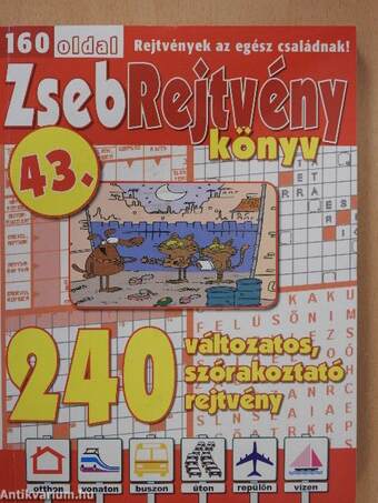 Zsebrejtvény könyv 43.