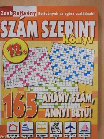 Szám szerint könyv 12.