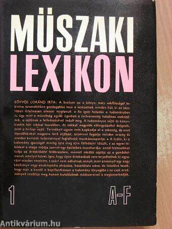 Műszaki lexikon 1.